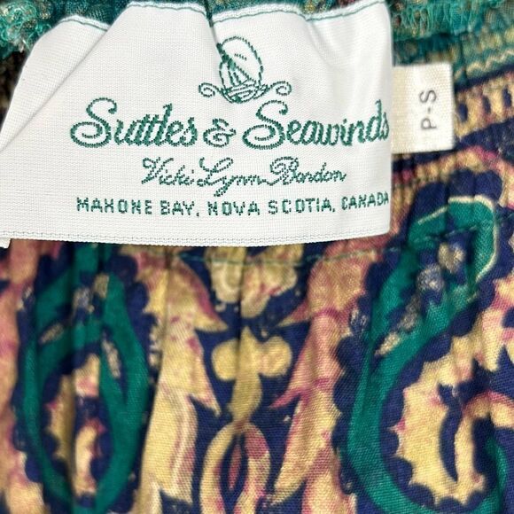 Vintage SUTTLE & SEAWINDS wide leg pull on pants - Picture 2 of 11